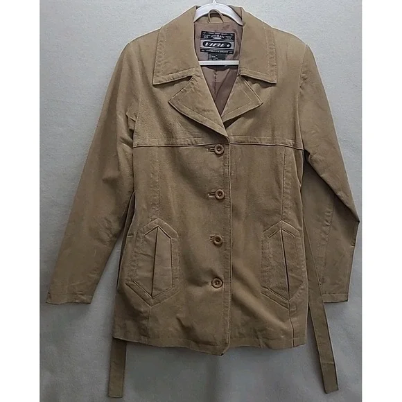 Vintage Urban Vibe Suede Leather‎ Jacket Y2K 90s Boho Hippie Fairy Sz Med - Picture 2 of 14